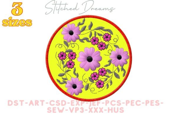 Applique Circle Embroidery Design Review