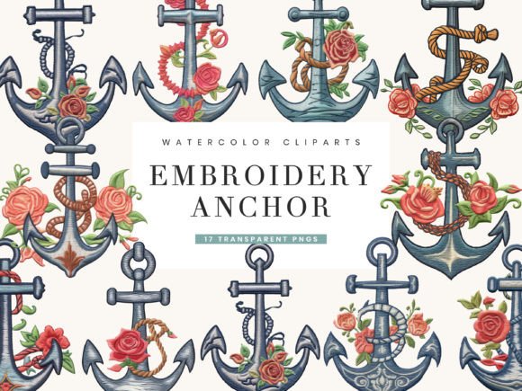 Evaluating the Embroidery Anchor Clipart Bundle
