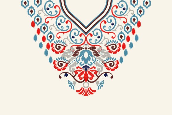 Floral Neckline Embroidery Vector Review