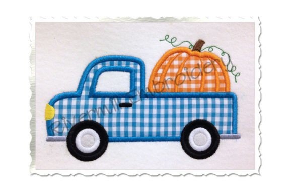 Review: Applique Pumpkin Truck Embroidery Design