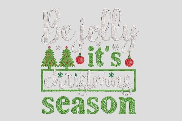 Review: Be Jolly It is Christmas Season Embroidery