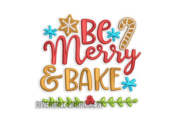 Review: Be Merry and Bake Embroidery Design