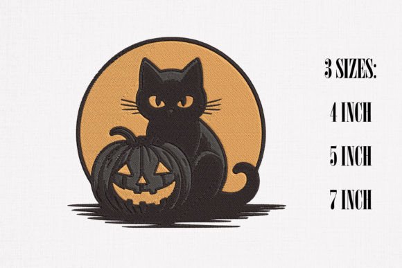 Review: Black Cat Pumpkin 4 Halloween Embroidery