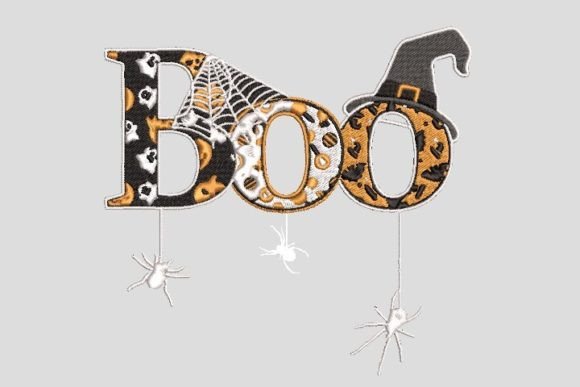 Review: Boo Horror Halloween Ghost Witch Embroidery
