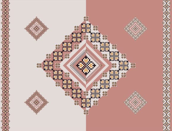Review: Colorful Embroidery Geometric Pattern for Makers
