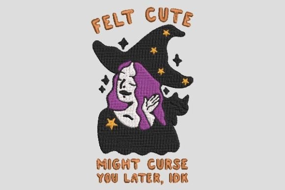 Review: Felt Cute Halloween Witch Girl Design