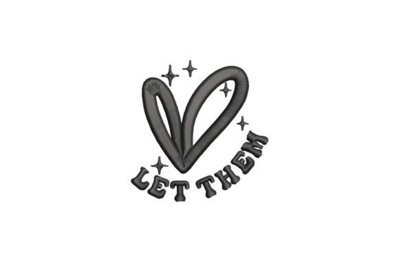 Review: Let Them Embroidery Design for Mental Health