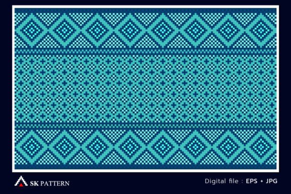 Review: Vector Pixel Ethnic Pattern Embroidery
