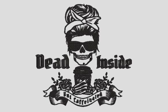 Reviewing Dead Inside but Caffeinated Embroidery