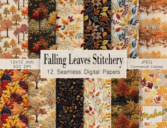 Reviewing Embroidery Falling Leaves Seamless for Boutique Sweatshirts