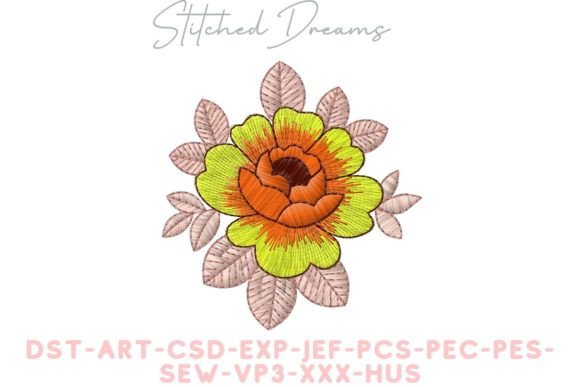 Reviewing Flower Gracefully Embroidery Design for Boutiques