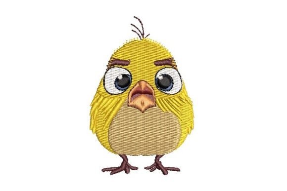 Reviewing the Cartooned Canary Bird Embroidery Machine Design